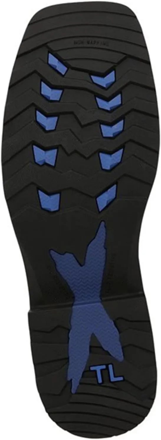 Tony Lama Men's Fireball 11" Composite Toe Waterproof Sqaure Toe Work Boot
