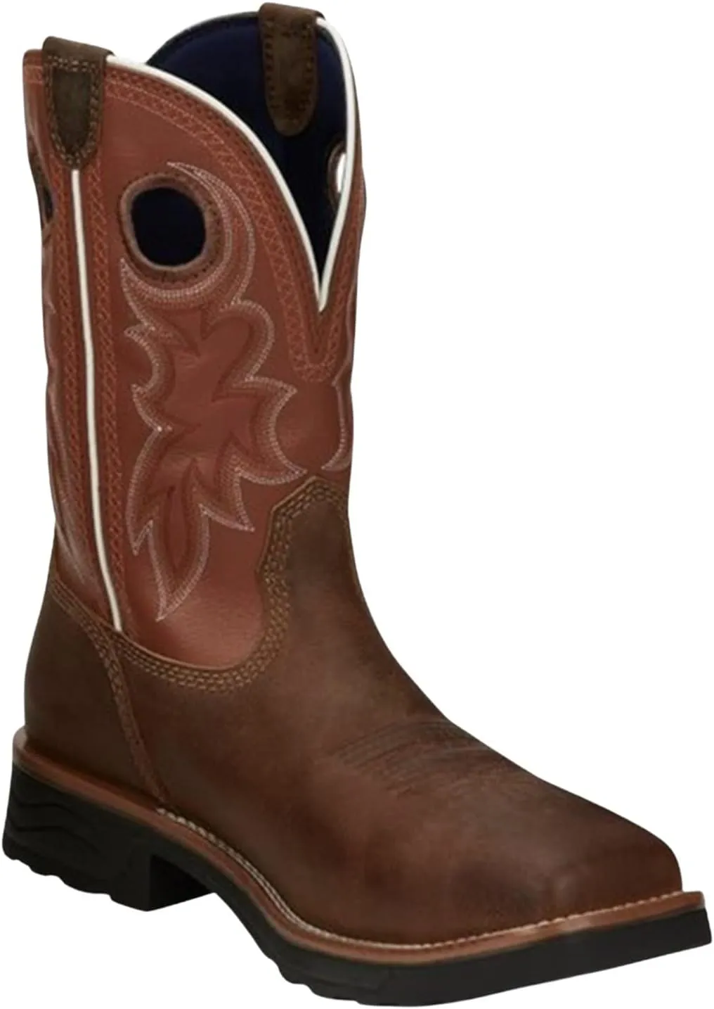 Tony Lama Men's Fireball 11" Composite Toe Waterproof Sqaure Toe Work Boot