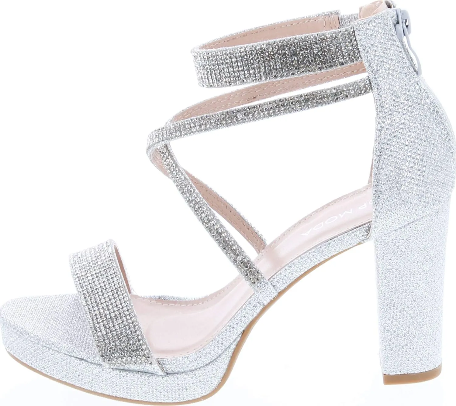 TOP Moda Dressy/Formal Sandals High Heel Ankle Strap Open Toe Sandals