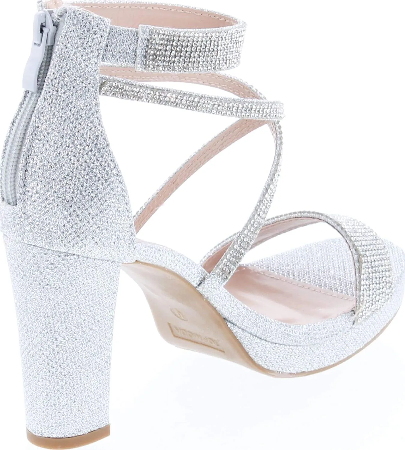TOP Moda Dressy/Formal Sandals High Heel Ankle Strap Open Toe Sandals