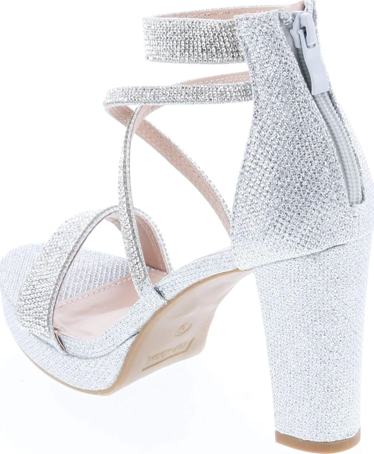 TOP Moda Dressy/Formal Sandals High Heel Ankle Strap Open Toe Sandals