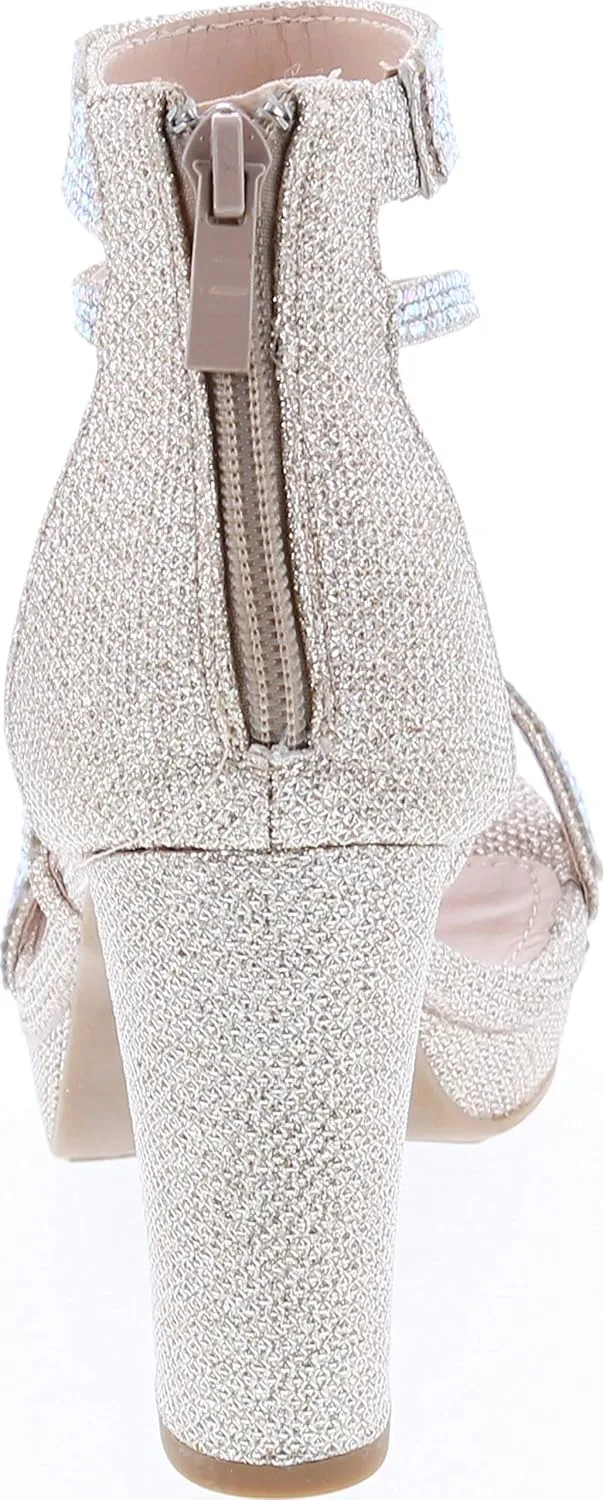 TOP Moda Dressy/Formal Sandals High Heel Ankle Strap Open Toe Sandals