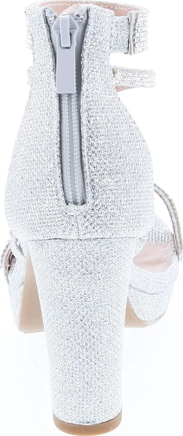 TOP Moda Dressy/Formal Sandals High Heel Ankle Strap Open Toe Sandals