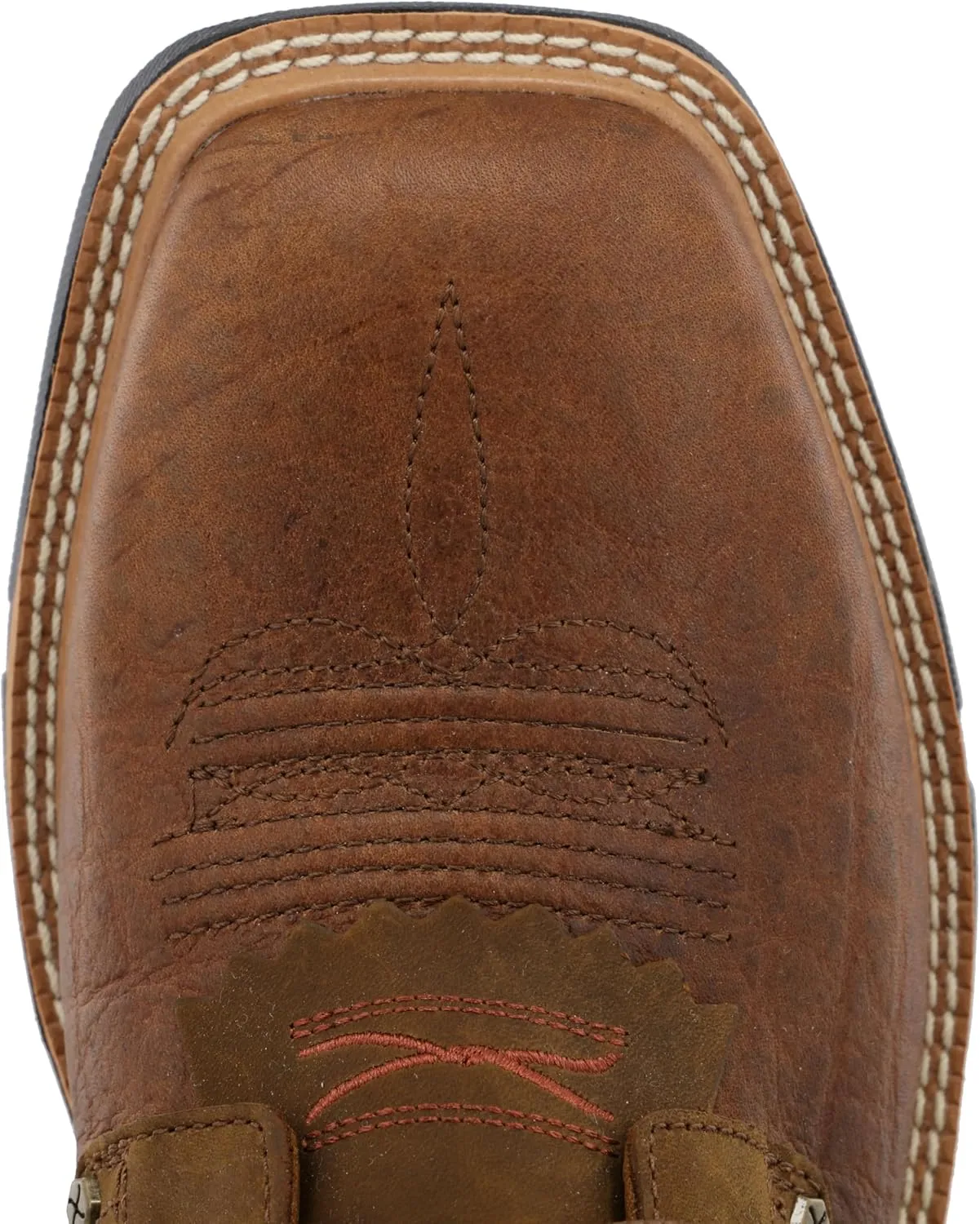 Twisted X Men's 8" CellStretch Lacer - Casual Western Boots for Men, Distressed Saddle & Cognac - Waterproof