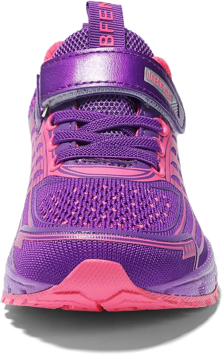 UBFEN Kids Sneakers Boys Girls Tennis Shoes for Running Athletic Walking Gym Sports Lightweight Breathable