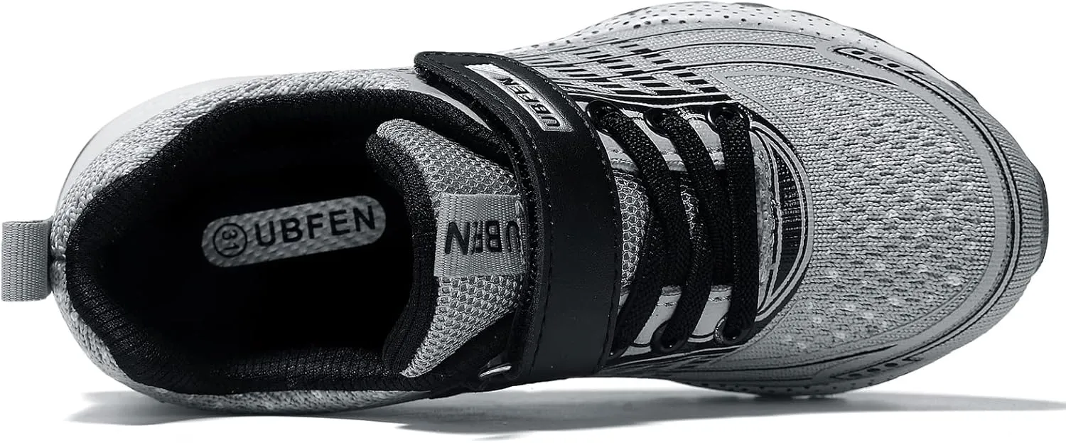 UBFEN Kids Sneakers Boys Girls Tennis Shoes for Running Athletic Walking Gym Sports Lightweight Breathable