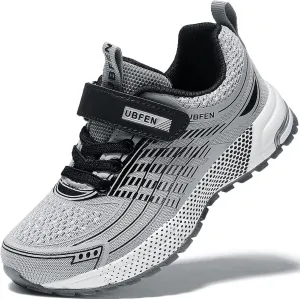 UBFEN Kids Sneakers Boys Girls Tennis Shoes for Running Athletic Walking Gym Sports Lightweight Breathable