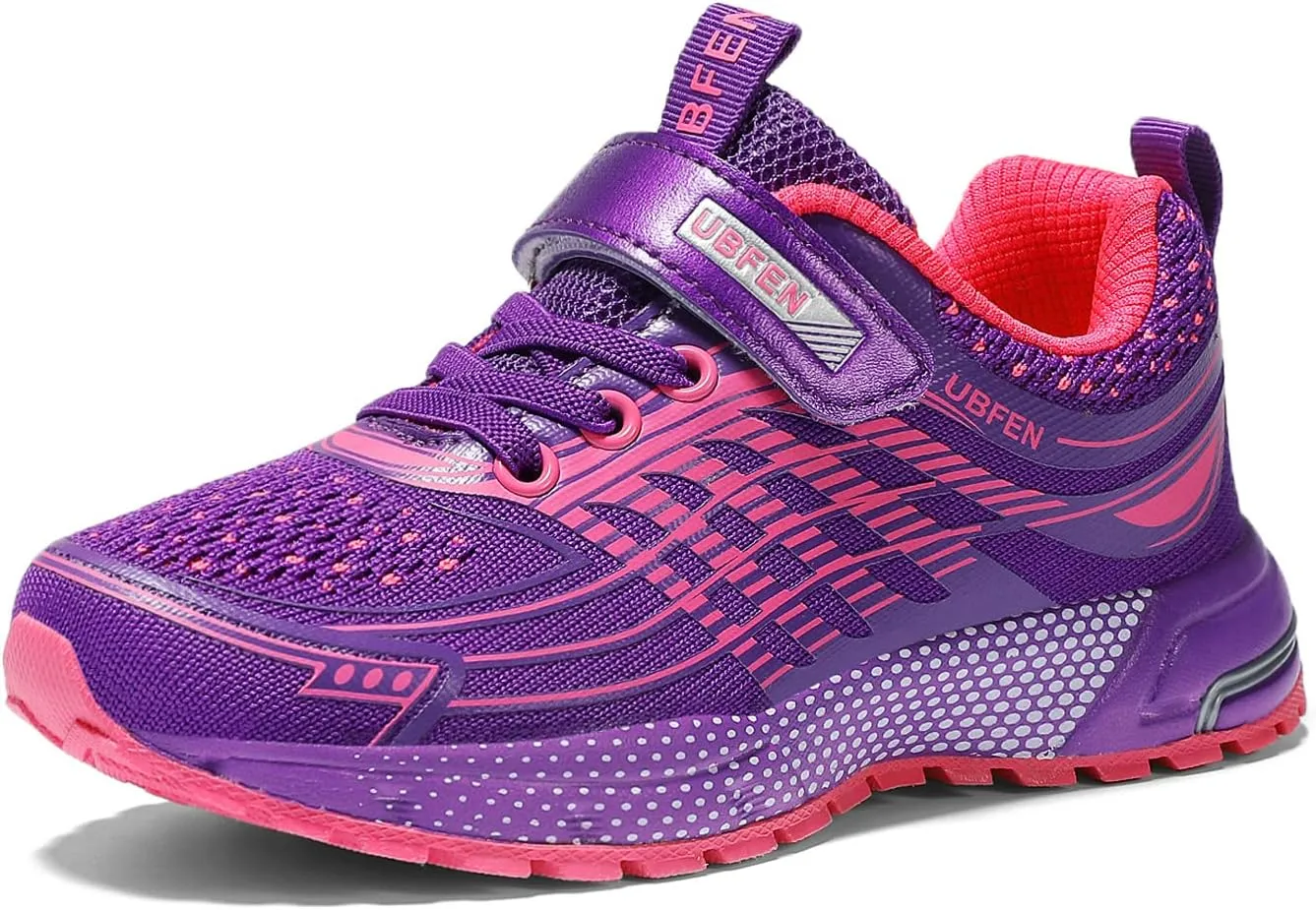 UBFEN Kids Sneakers Boys Girls Tennis Shoes for Running Athletic Walking Gym Sports Lightweight Breathable