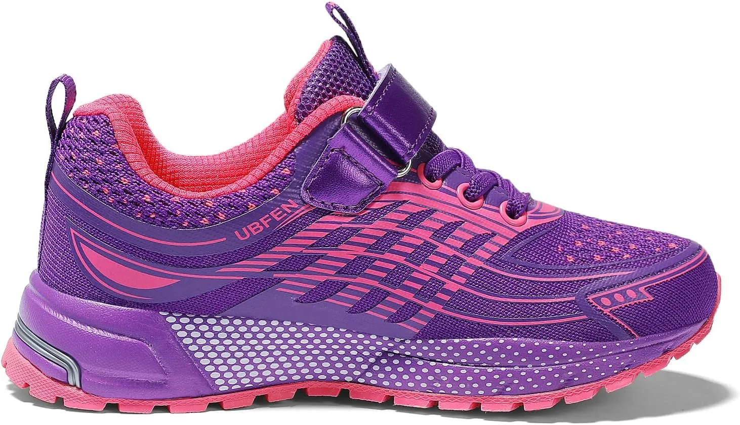 UBFEN Kids Sneakers Boys Girls Tennis Shoes for Running Athletic Walking Gym Sports Lightweight Breathable