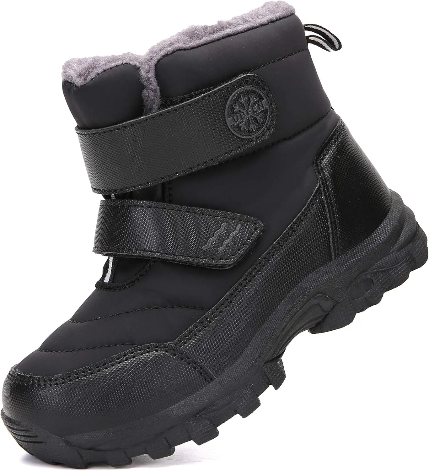 UBFEN Kids Snow Boots Boys Girls Winter Warm Waterproof Outdoor Slip Resistant Cold Weather Unisex Shoes (Toddler/Little Kid/Big Kid)