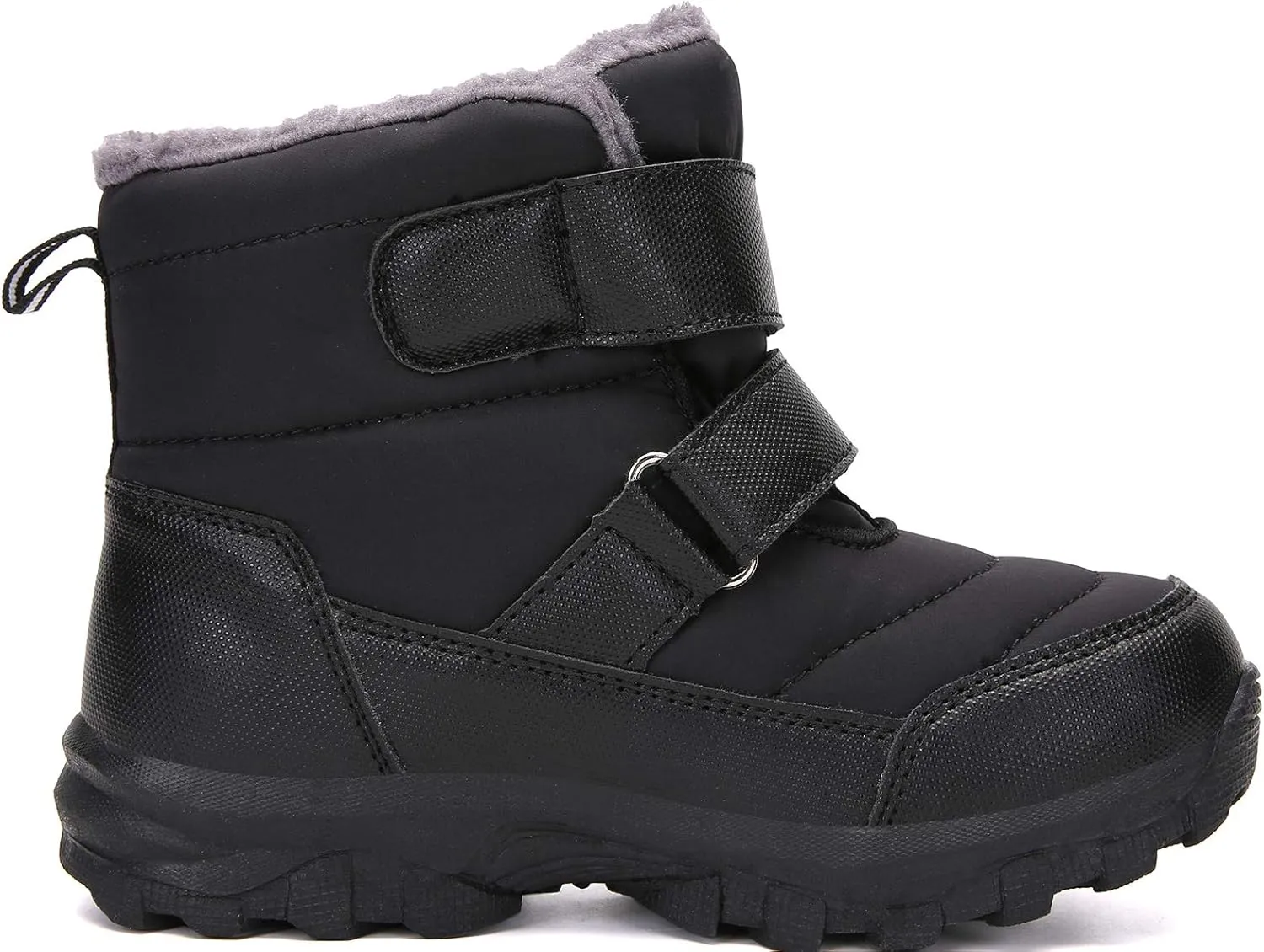 UBFEN Kids Snow Boots Boys Girls Winter Warm Waterproof Outdoor Slip Resistant Cold Weather Unisex Shoes (Toddler/Little Kid/Big Kid)