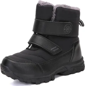 UBFEN Kids Snow Boots Boys Girls Winter Warm Waterproof Outdoor Slip Resistant Cold Weather Unisex Shoes (Toddler/Little Kid/Big Kid)