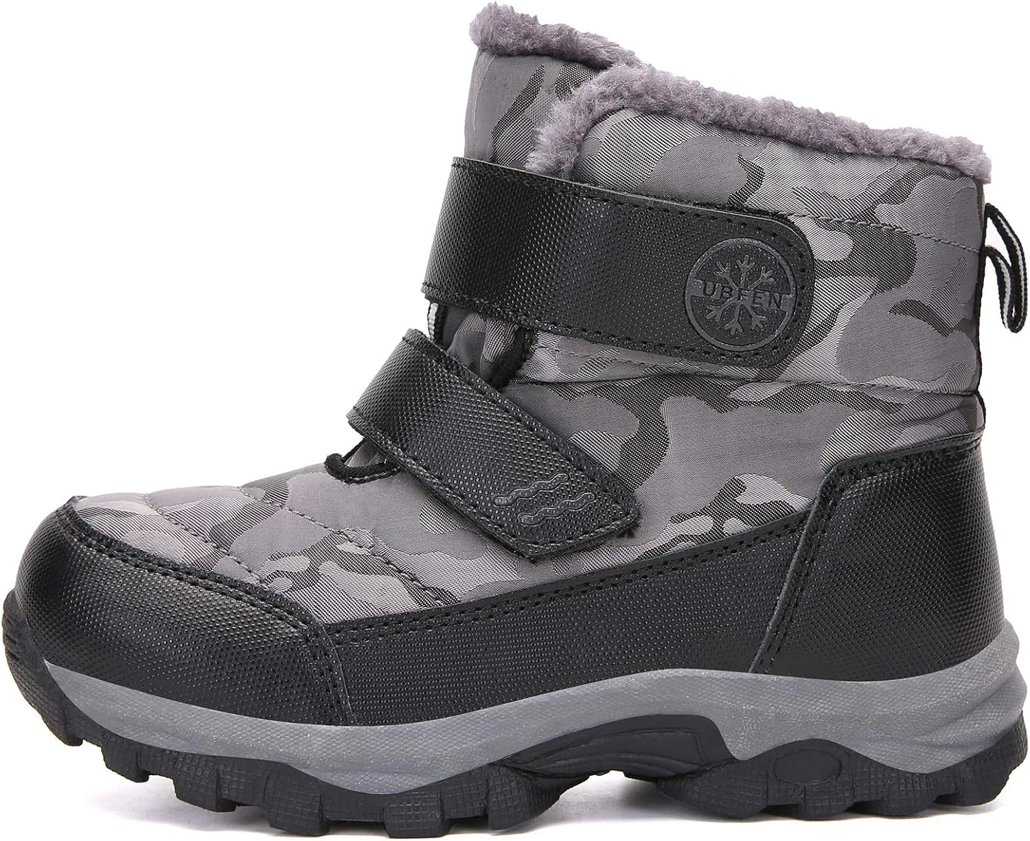 UBFEN Kids Snow Boots Boys Girls Winter Warm Waterproof Outdoor Slip Resistant Cold Weather Unisex Shoes (Toddler/Little Kid/Big Kid)