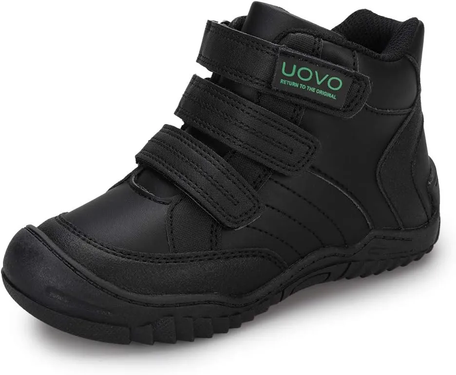 UOVO Kids Boys Shoes Water Resistant Boots Non-Slip Mid-Top Skateboarding Childern Athletic (Little/Big Kids)