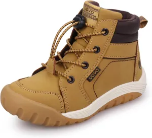 UOVO Kids Boys Winter Snow Boots Ankle Fur Lined Slip Resistant Outdoor Warm Shoes (Toddler/Little Kid)