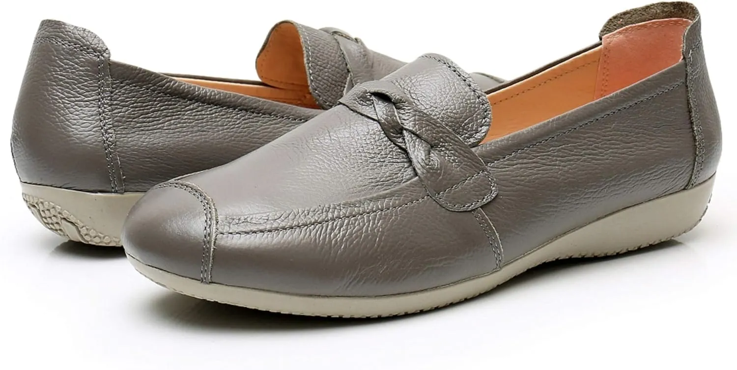 VenusCelia Women's Braid Dance Flat Shoe