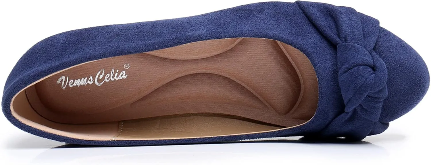 VenusCelia Women's Dazzling Flat Shoe