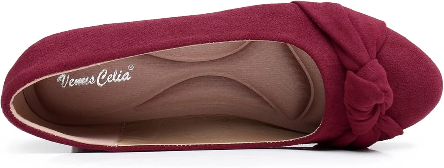 VenusCelia Women's Dazzling Flat Shoe