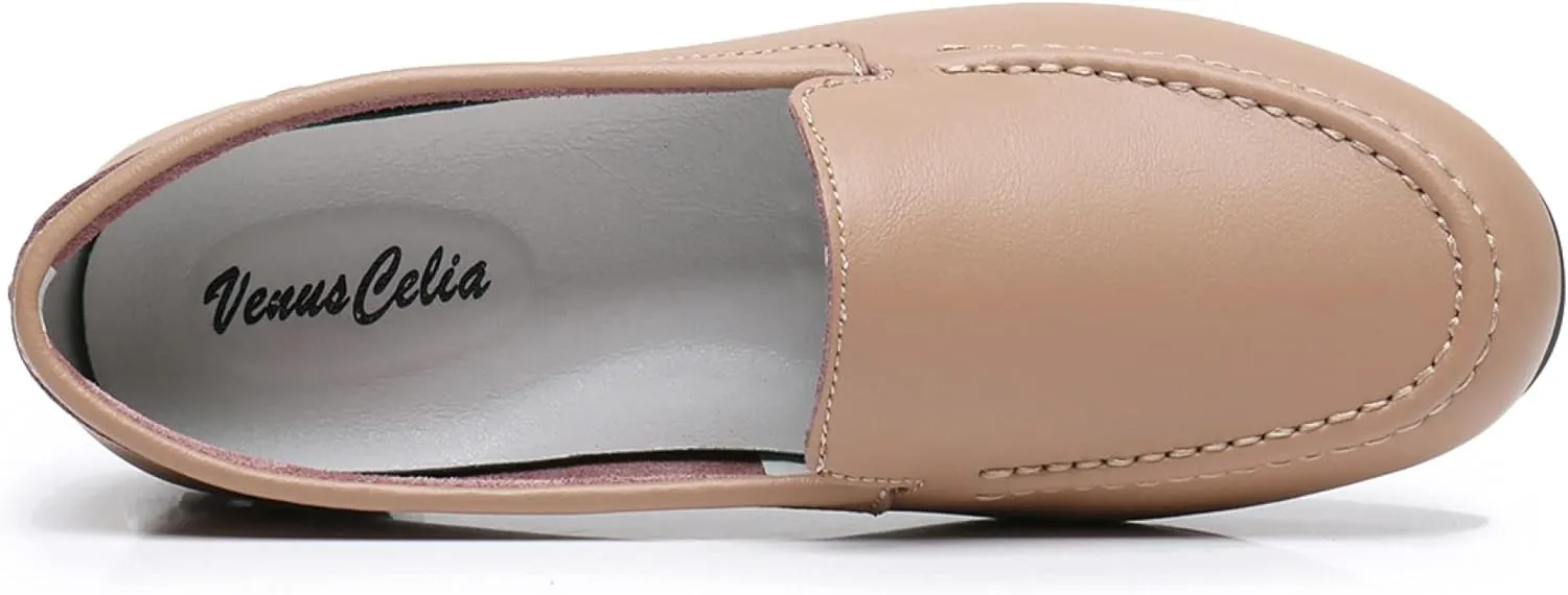 VenusCelia Women's Mulli Walking Flat Shoe