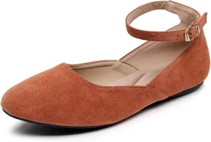 VenusCelia Women's Serenity Strap Flats Shoe