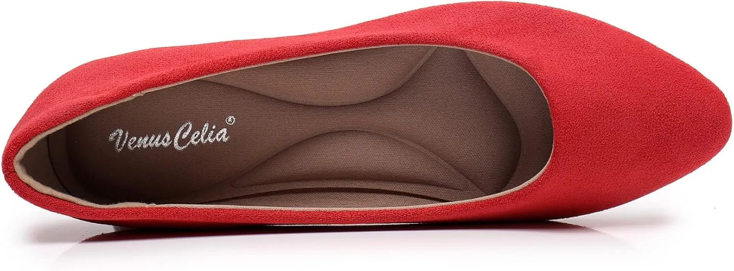 VenusCelia Women's Snug2 Flat Shoe