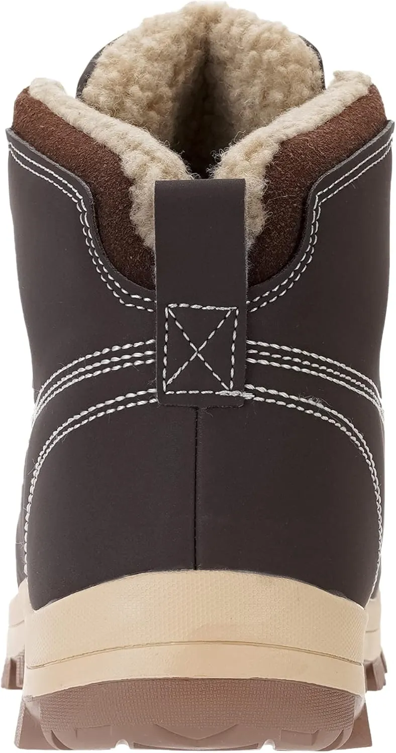 WHITIN Men's Waterproof Cold-Weather Snow Boots