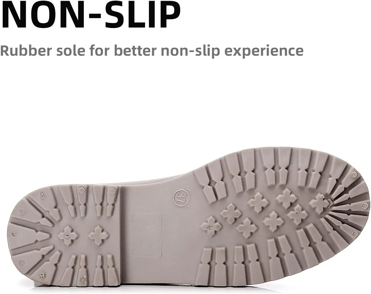 women mid calf rain boots Waterproof Garden Shoes Anti-Slipping Fashion Rubber Out Work rain Shoes