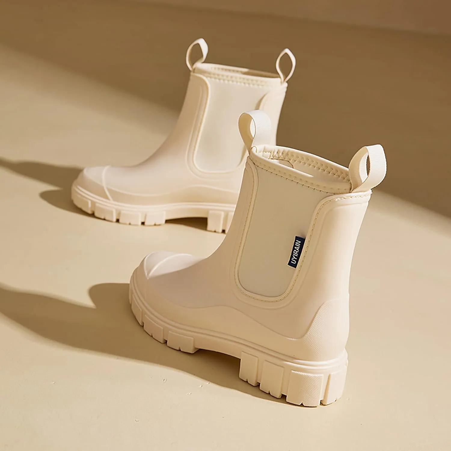 Women’s Ankle Rain Boots Waterproof Lightweight Slip Resistant Fashion Garden Booties