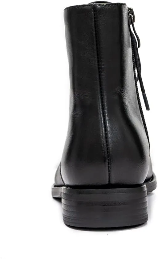 Women's Lace-up Leather Ankle Boots