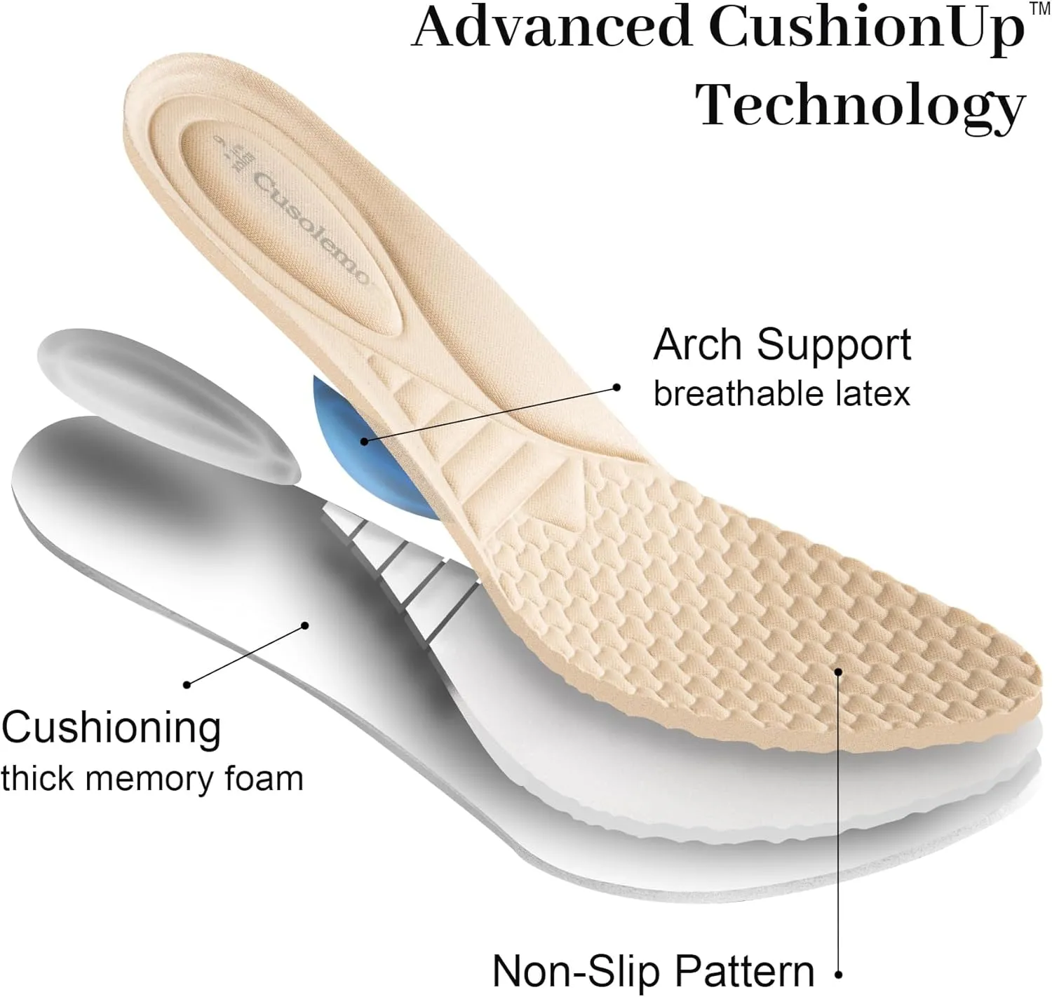 Women's Mary Jane Shoes with Arch Support, Closed Round Toe Mary Jane Flats for Women, Comfortable Dress Shoes for Work Office Casual Walking 6-11