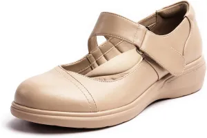 Women's Mary Jane Shoes with Arch Support, Closed Round Toe Mary Jane Flats for Women, Comfortable Dress Shoes for Work Office Casual Walking 6-11
