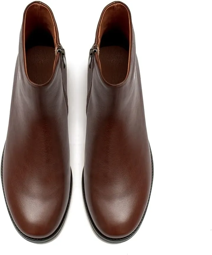Women's Minimalist Leather Ankle Boots