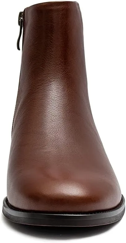 Women's Minimalist Leather Ankle Boots