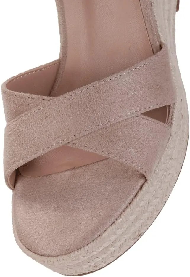 Women's Platform Sandals Wedge Ankle Strap Open Toe Sandals