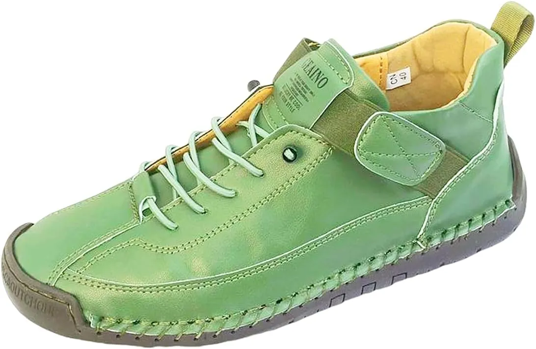 Women's Solid Color Casual Boots, Western Ankle Boots Lace Up Non-slip Platform Comfy Shoes, Versatile Wear-resistant Shoes