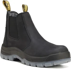 Work Boots for Men, Composite/Soft Toe Waterproof Working Boots, Slip Resistant Anti-Static Slip-on Safety Working Shoes 8 9 10 11 12 13