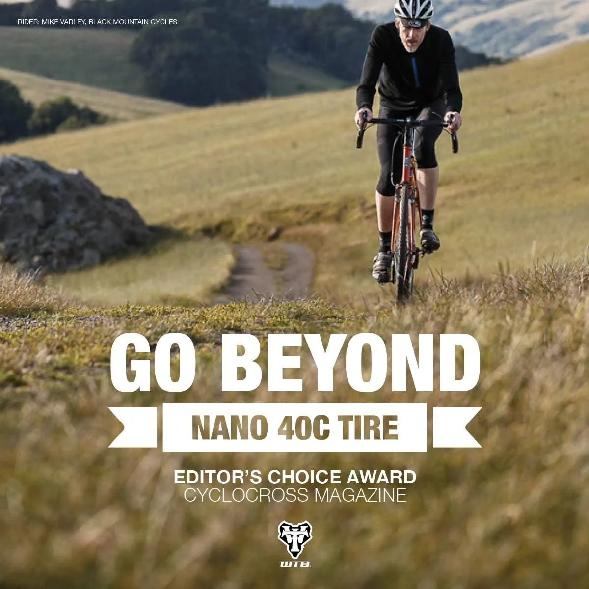 WTB Nano Gravel & Cyclocross Bike Tire, Tubeless Ready Folding Bead, Lightweight Fast Rolling, Dual DNA Compound, Choose from 60 or 120tpi & Black or Tan Sidewall, SG2 Puncture Protection Available