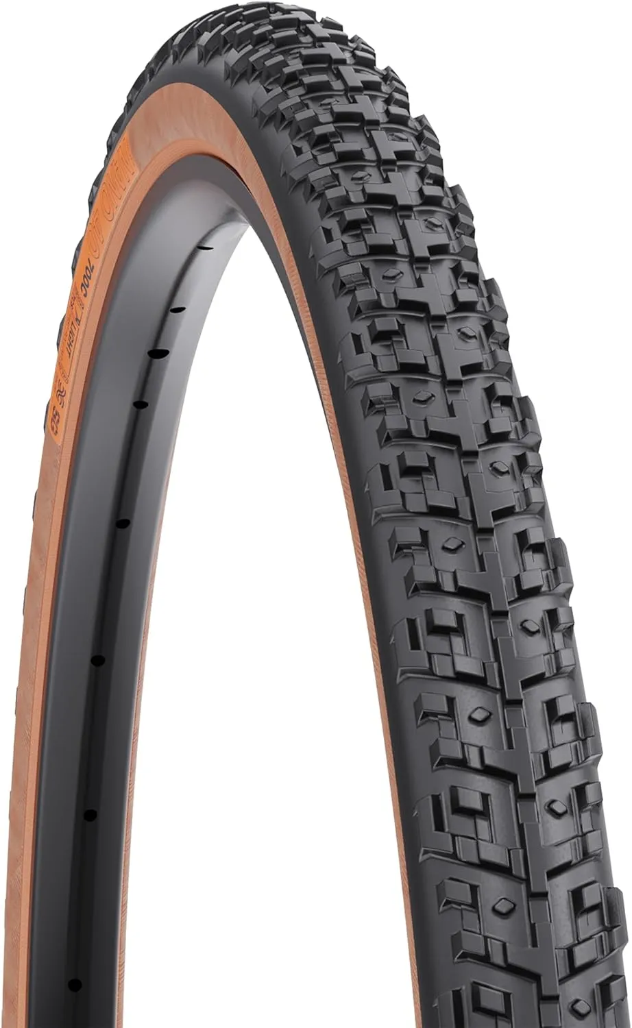 WTB Nano Gravel & Cyclocross Bike Tire, Tubeless Ready Folding Bead, Lightweight Fast Rolling, Dual DNA Compound, Choose from 60 or 120tpi & Black or Tan Sidewall, SG2 Puncture Protection Available