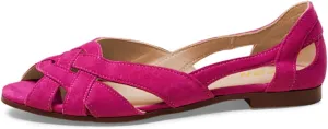 YDN Women Braid Pumps Cutout Sandals Slip On Flats Chunky Low Heels Peep Toe Party Dressy Prom Size 4-16 US