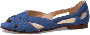 YDN Women Braid Pumps Cutout Sandals Slip On Flats Chunky Low Heels Peep Toe Party Dressy Prom Size 4-16 US