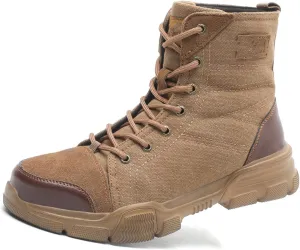 YTINGNICE Boots for Men Boots for Men Mens Steel Toe Work Boots Lightweight Breathable Shoes for Hiking Boots